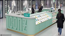 דוכן אייקונז של פרטנר, צילום: סטודיו מיס לי דיזיין ואלכס קנטור